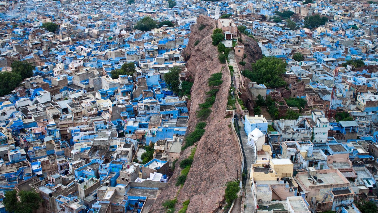The blue city of Jodhpur