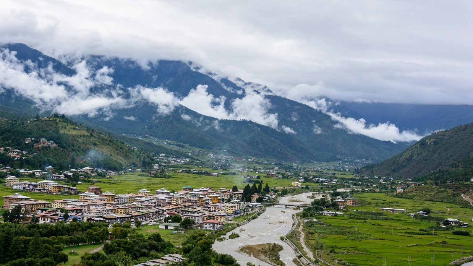 Paro Valley in Bhutan