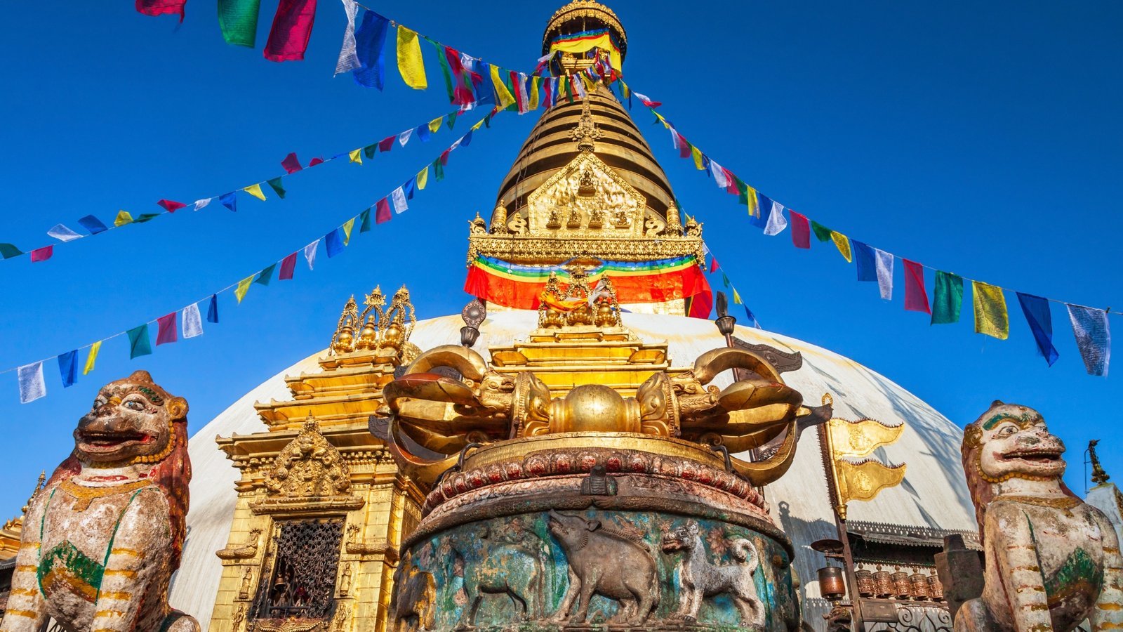 Swayambhunath stupa in Kathmandu