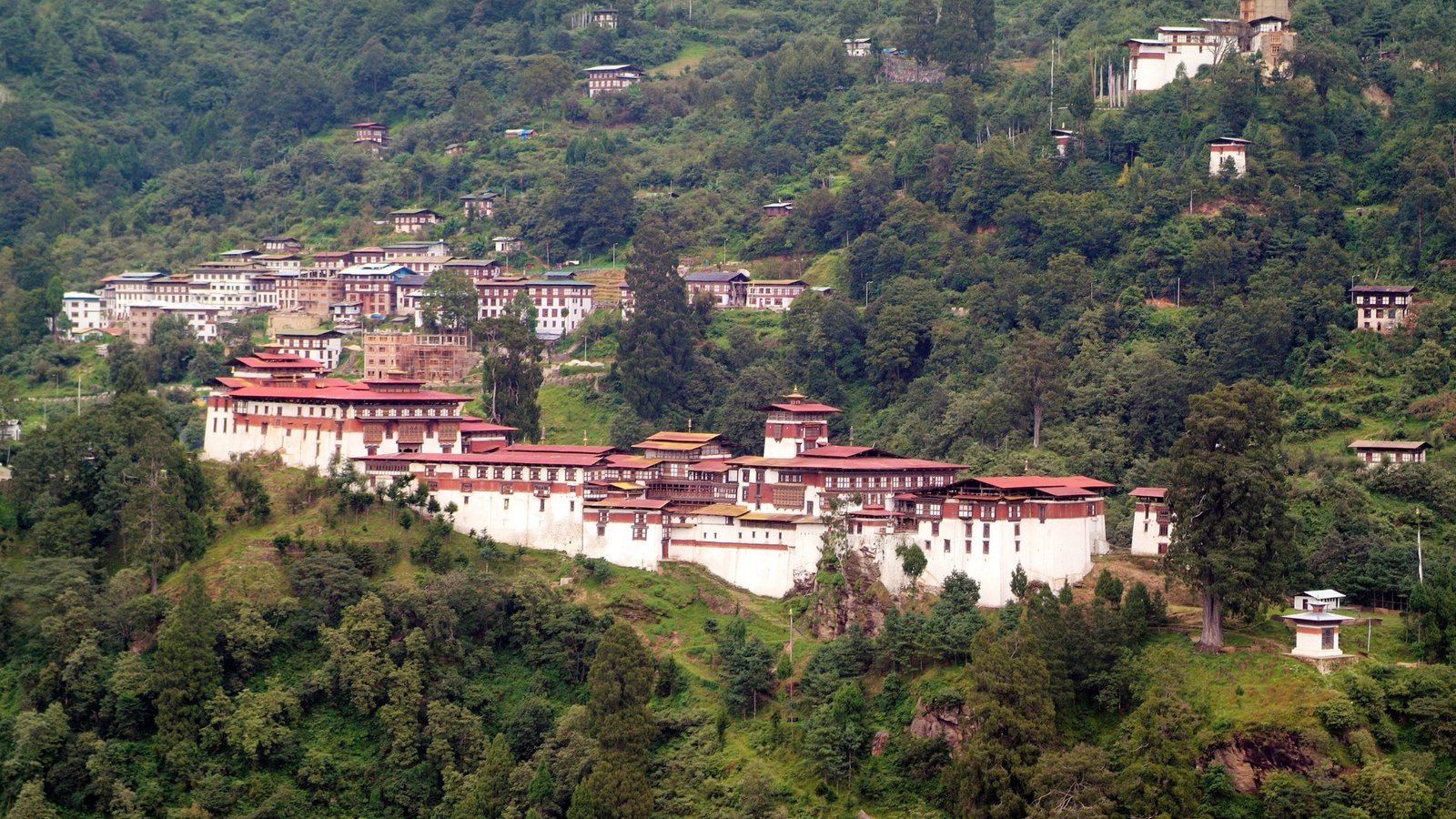 Trongsa Dzong in Bhutan