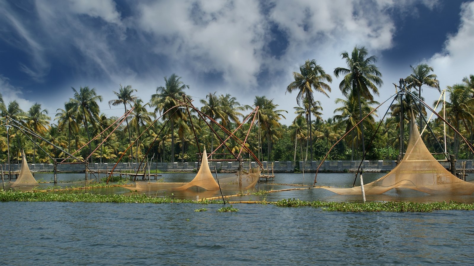 Vembanad Lake in the Kerala backwaters