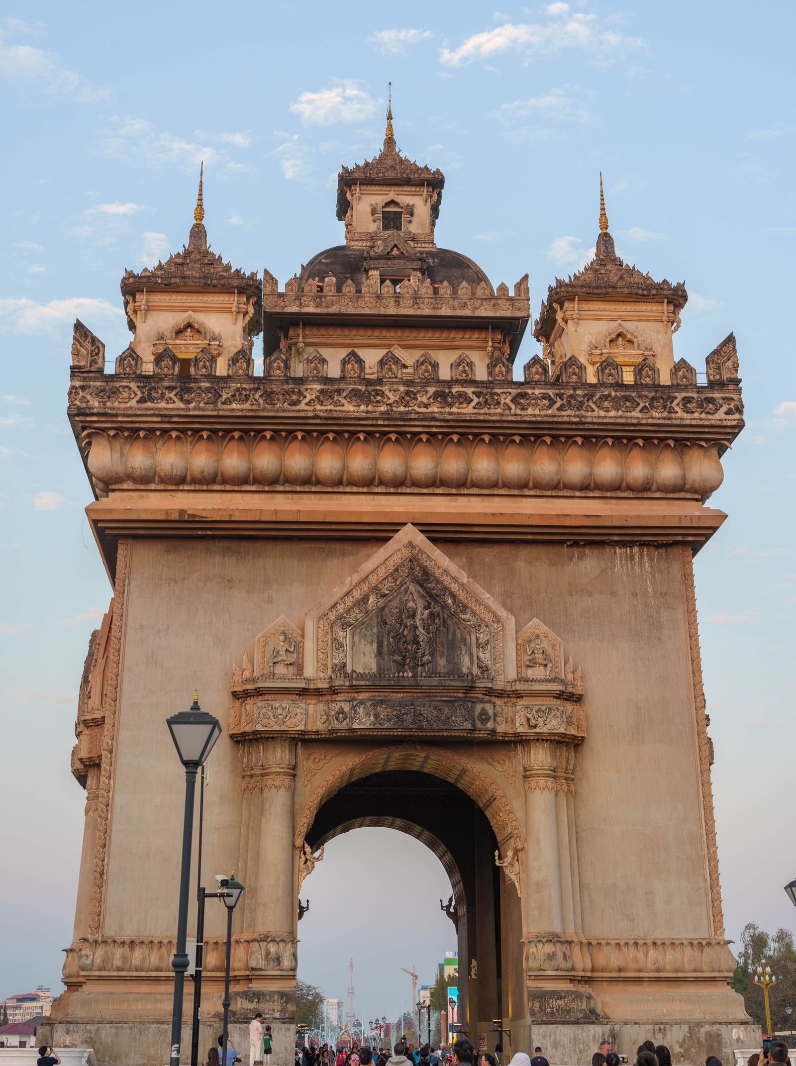 Patuxai Monument in Vientiane, Laos
