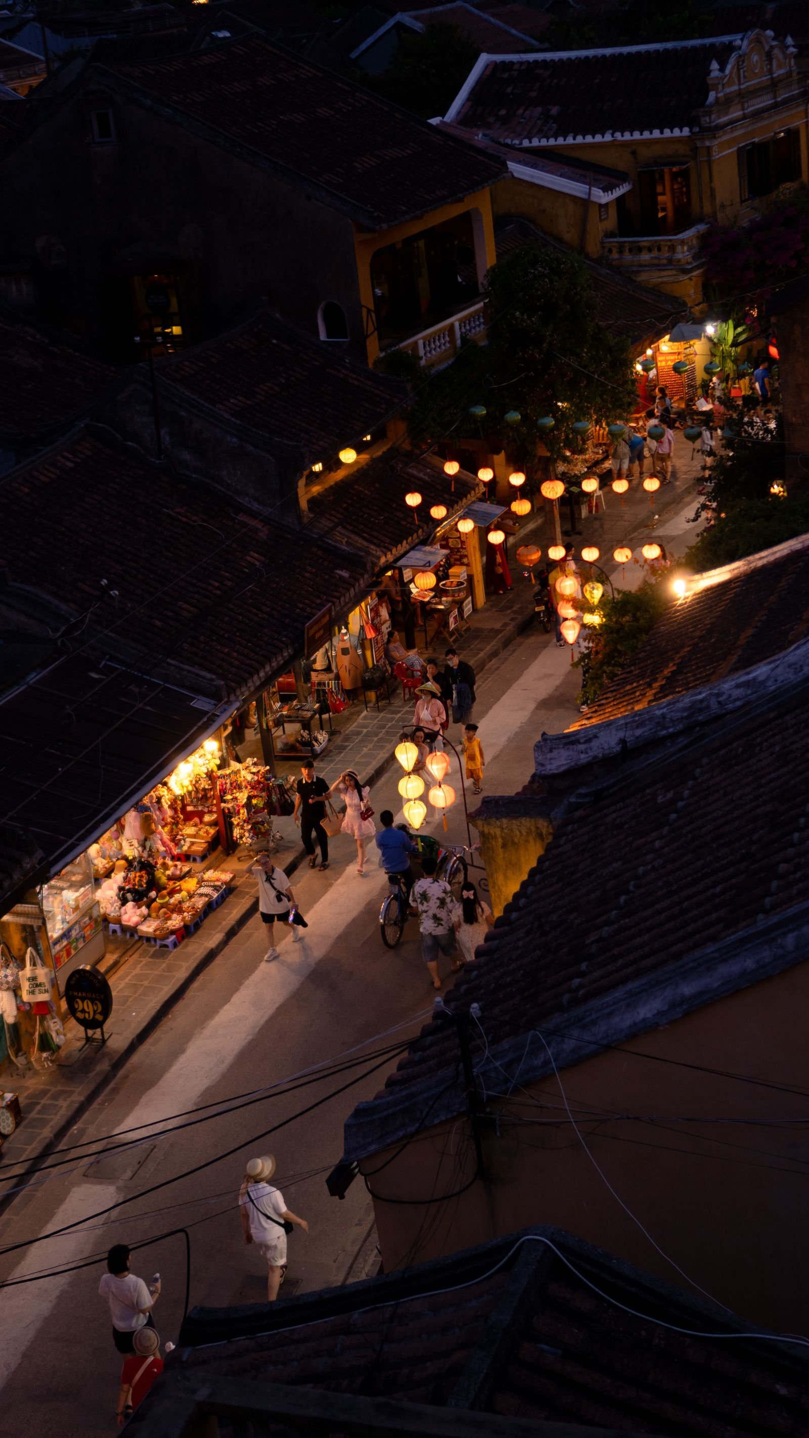 Lantern-lit streets of Hoi An Ancient Town, Vietnam